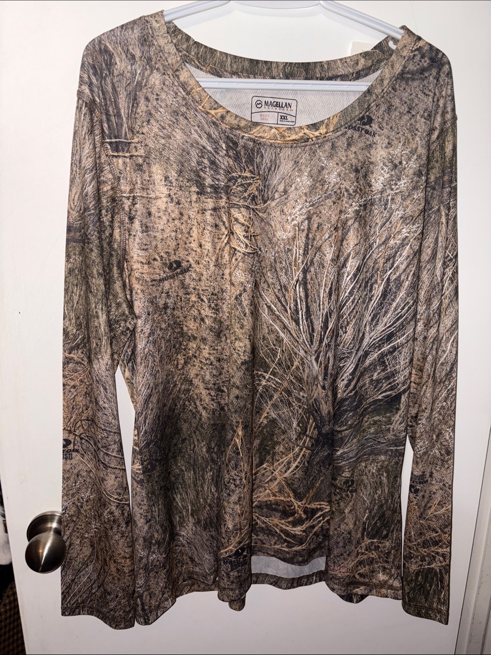 NWT XXL Women’s Magellan Outdoors Long Sleeve Camouflage Shirt - Brown/Tan